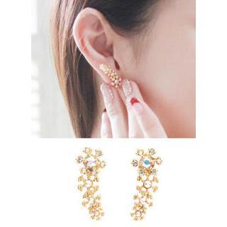 Snowflake Rhinestone Earrings