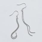 925 Sterling Silver Fringed Hook Earring