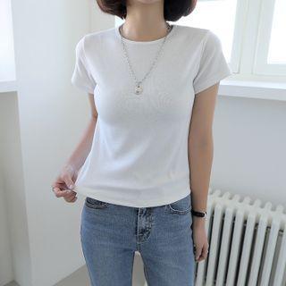 Basic Slim-fit Colored T-shirt
