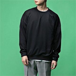 Raglan-sleeve Oversized Sweatshirt