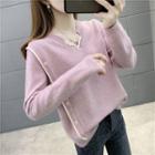 Notched Sweater