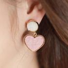 Boucl  Heart Dangle Earrings