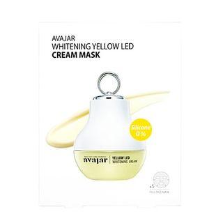 Avajar - Cream Mask Set - 3 Types Whitening Yellow Led