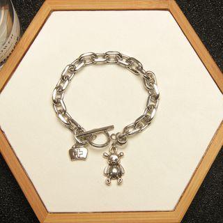Bear Bracelet Silver - One Size