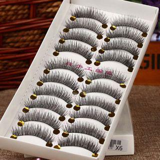 False Eyelashes #6 As Shown In Figure - One Size