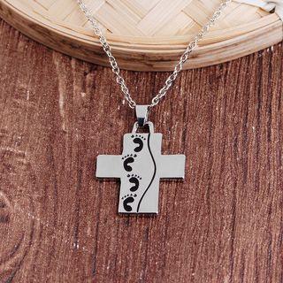 Cross-drop Necklace