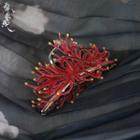 Flower Hair Claw Red - One Size
