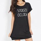 Letteirng Short-sleeve T-shirt