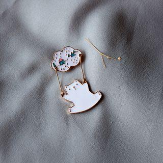 Bear Bear Brooch As Shown In Figure - One Size