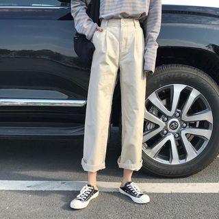 High Rise Wide-leg Pants