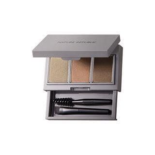 Nature Republic - Botanical Styler Cake Eyebrow - 2 Types #02 Mocha Gray