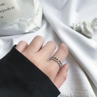 Chain Open Ring 925 Silver - As Shown In Figure - One Size