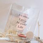 Lettering Clear Shopping Bag