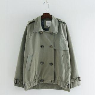 Double-breasetd Trench Jacket