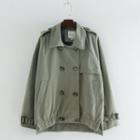 Double-breasetd Trench Jacket