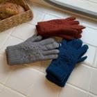 Five-finger Thick Knit Gloves