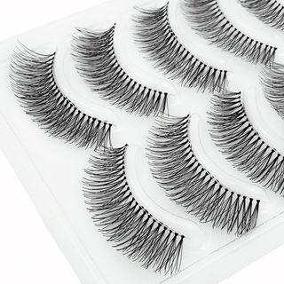 False Eyelashes (5 Pairs) D - 02 - One Size
