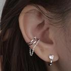 Hoop Sterling Silver Clip-on Earring / Set