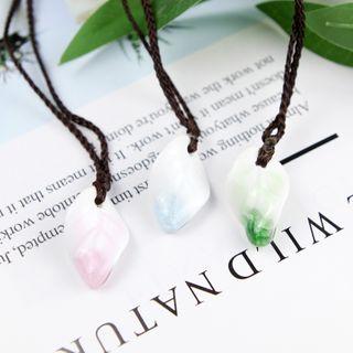 Ceramics Leaf Necklace