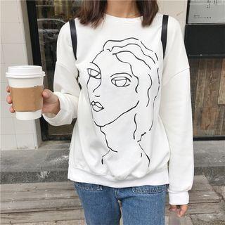 Loose-fit Print Sweatshirt
