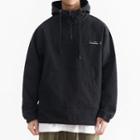 Semi Zip Hooded Pullover
