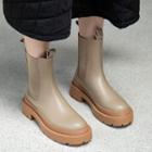 Genuine Leather Chelsea Short Boots