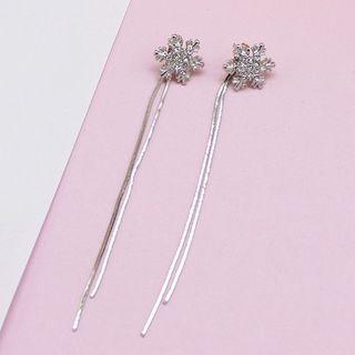 Snowflake Ear Jacket As Shown In Figure - One Size