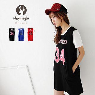 Number Panel Short-sleeve T-shirt