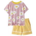 Short-sleeve Egg Print Loungewear Set