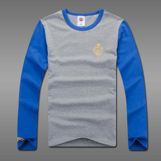 Contrast-sleeve Printed T-shirt