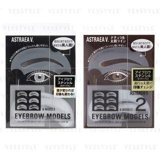 Chantilly - Astraea V. Eyebrow Model 6 Pcs - 2 Types