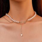 Pearl / Alloy Choker (various Designs)