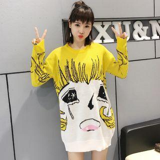 Cartoon Long Sweater