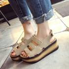 Espadrilles Platform Velcro Sandals