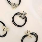 Animal Rhinestone Faux Pearl Hair Tie (various Designs)