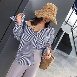Multi-way Striped Blouse