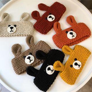 Knit Bear Headband