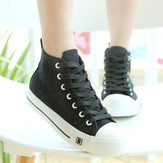 Lace Up High Top Sneakers