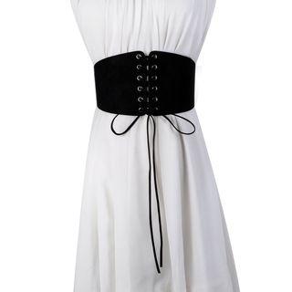 Lace-up Wide Belt