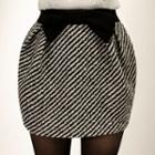 Bow-front Mini Skirt