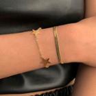 Set Of 2: Bracelet Set Of 2 - Gold - One Size