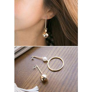 Faux-peal Drop Earrings