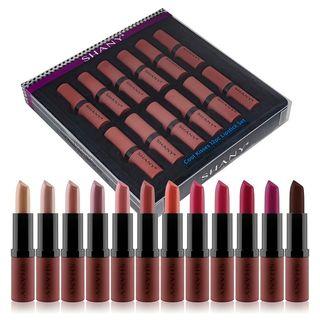 Shany - Professional 12-piece Lipstick Set (cool Kisses) Cool Kisses