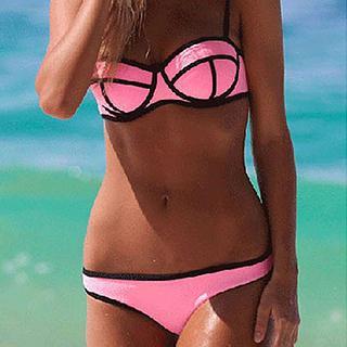 Contrast Trim Bikini