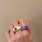 Faux Crystal Acrylic Ring