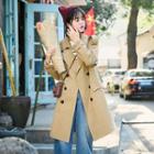 Printed Waist Band Trench Coat