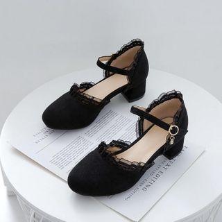 Block Heel Sandals Black - 35