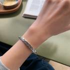 Sterling Silver Bangle Sl0297 - Silver - One Size