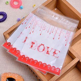 Lettering Bakery Packing Bag Set (100pcs)