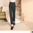 Seamless Mid Waist Tapered Dress Pants